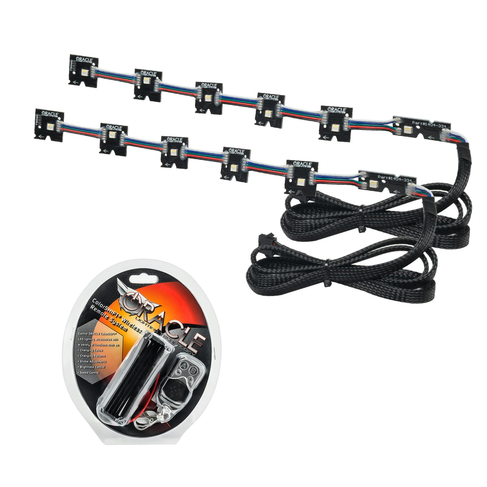 Oracle Lighting 1404-330 2014-2024 Infiniti Q50 ColorSHIFT RGB+W Headlight Halo Upgrade Kit