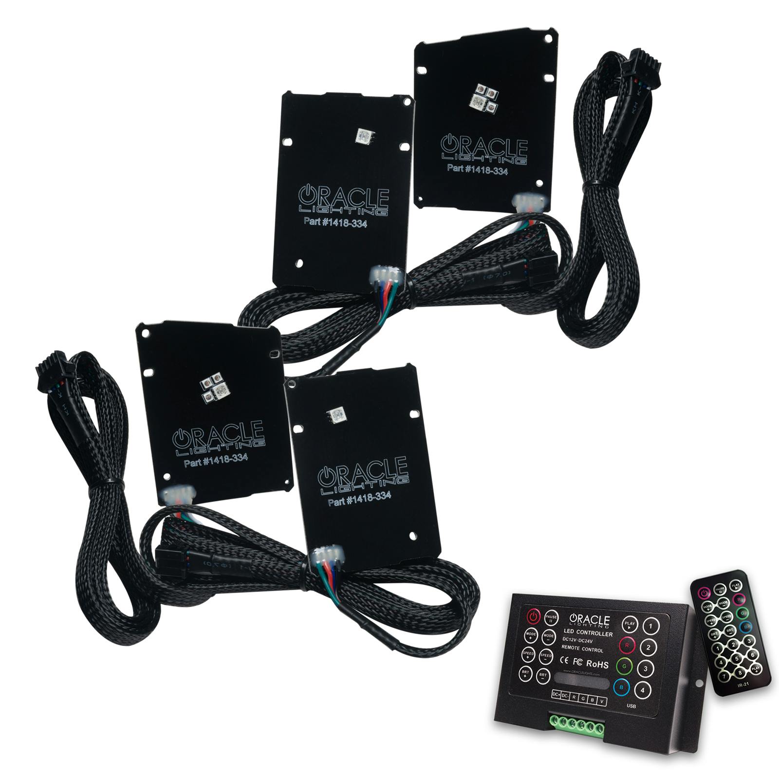 Oracle Lighting 1418-333 2019-2024 Chevrolet Camaro LS/LT ColorSHIFT RGB+A Headlight DRL Upgrade Kit