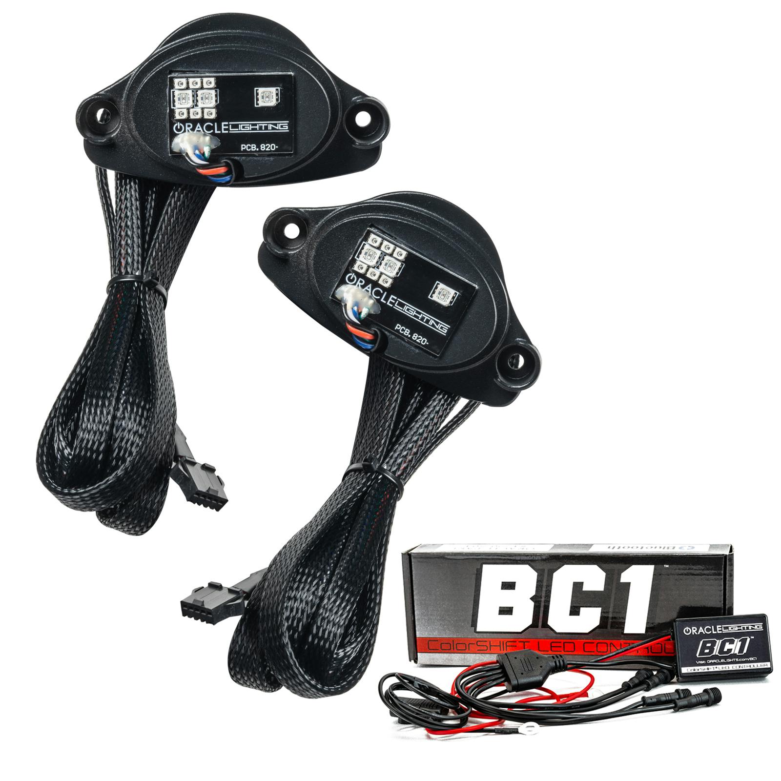 Oracle Lighting 1442-335 2020-2025 Chevy Corvette C8 CS RGB+A HL DRL Kit - w/BC2 Ctrl
