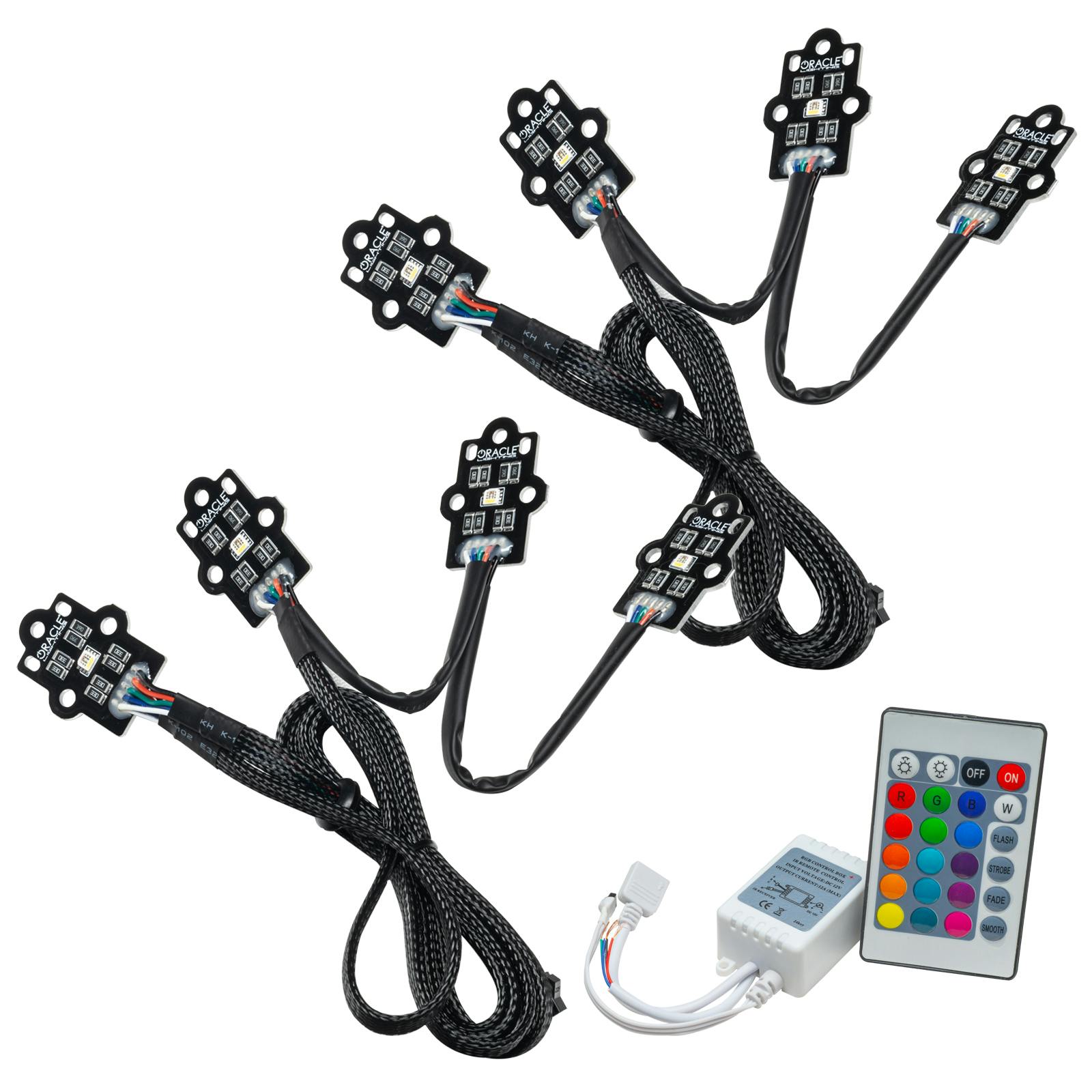 Oracle Lighting 1452-504 2020-2023 Chevy Silverado HD 2500/3500 CS RGB+W HL DRL Kit