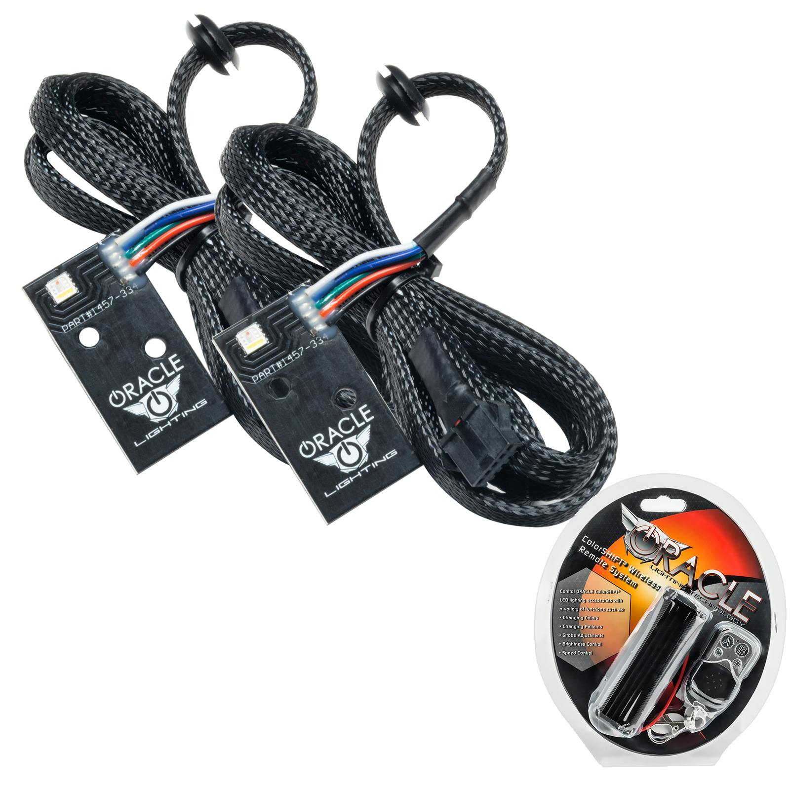 Oracle Lighting 1457-330 2014-2024 Infiniti Q50 ColorSHIFT RGB+W Headlight DRL Upgrade Kit
