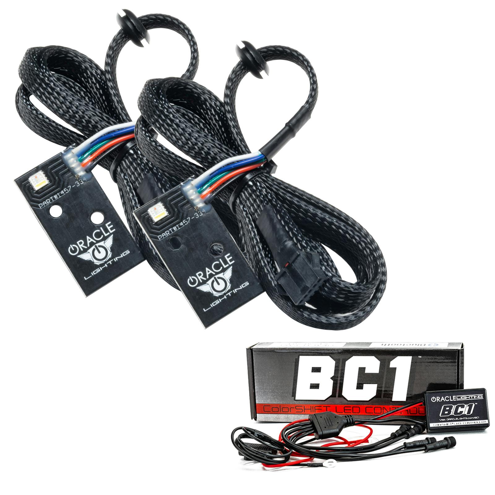 Oracle Lighting 1457-335 2014-2024 Infiniti Q50 CS RGB+W HL DRL Kit - w/BC2 Ctrl