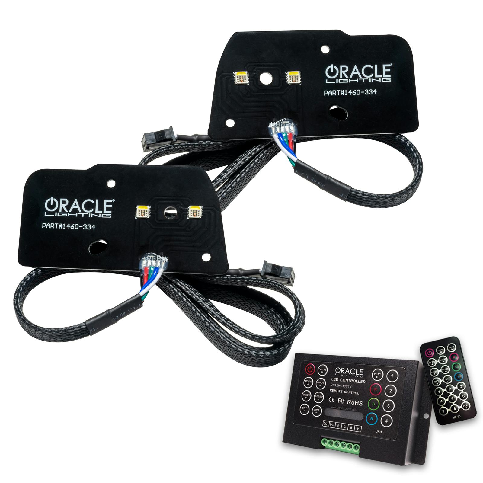 Oracle Lighting 1460-333 2021-2023 Ford F-150 ColorSHIFT RGB+W Headlight DRL Upgrade Kit