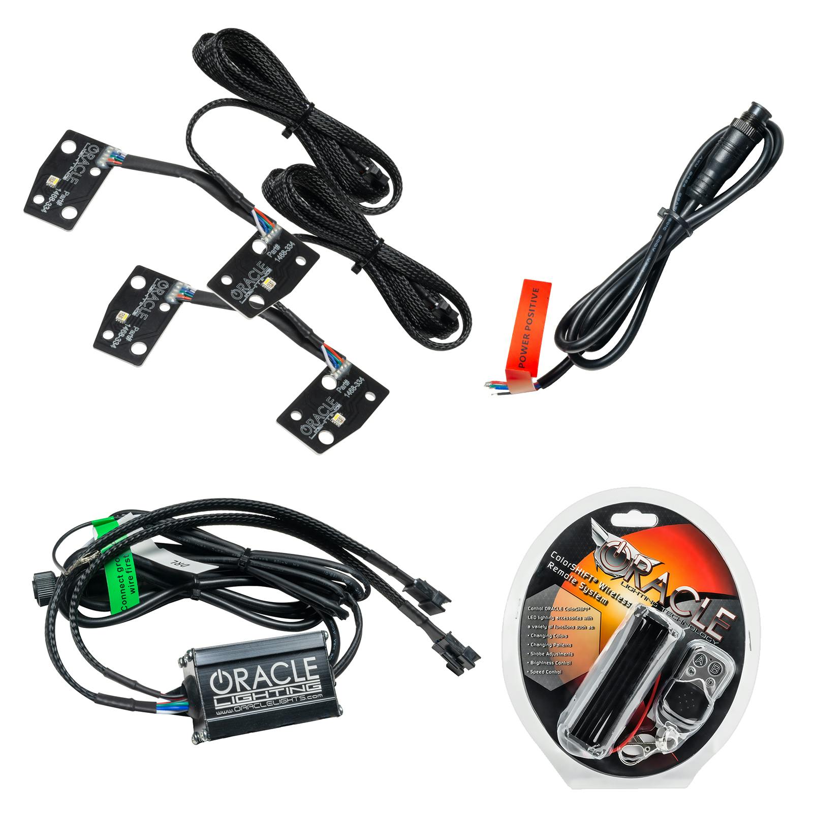 Oracle Lighting 1468-330 2021-2025 Ford Bronco ColorSHIFT RGB+W Headlight Halo Upgrade Kit