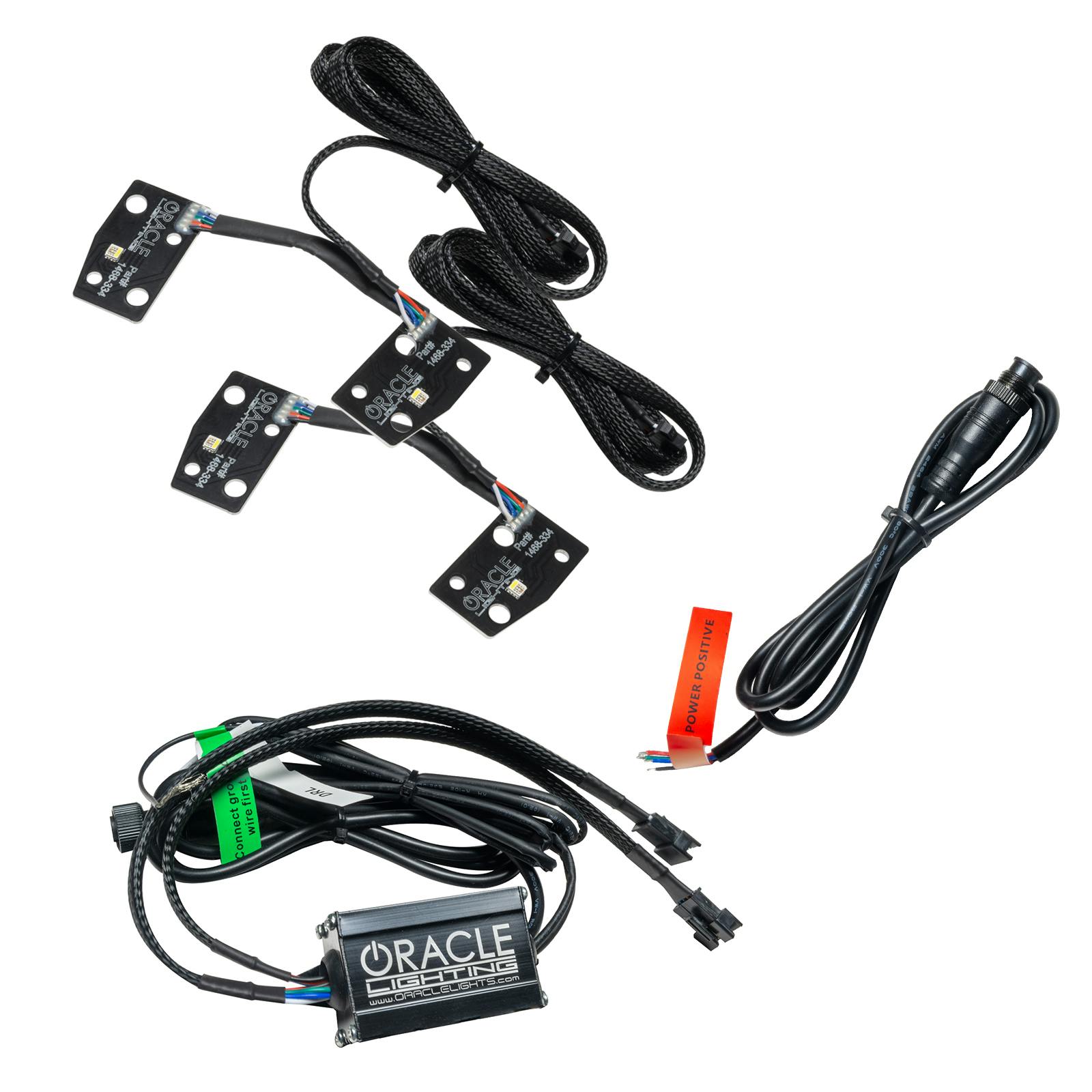 Oracle Lighting 1468-334 2021-2025 Ford Bronco ColorSHIFT RGB+W Headlight Halo Upgrade Kit
