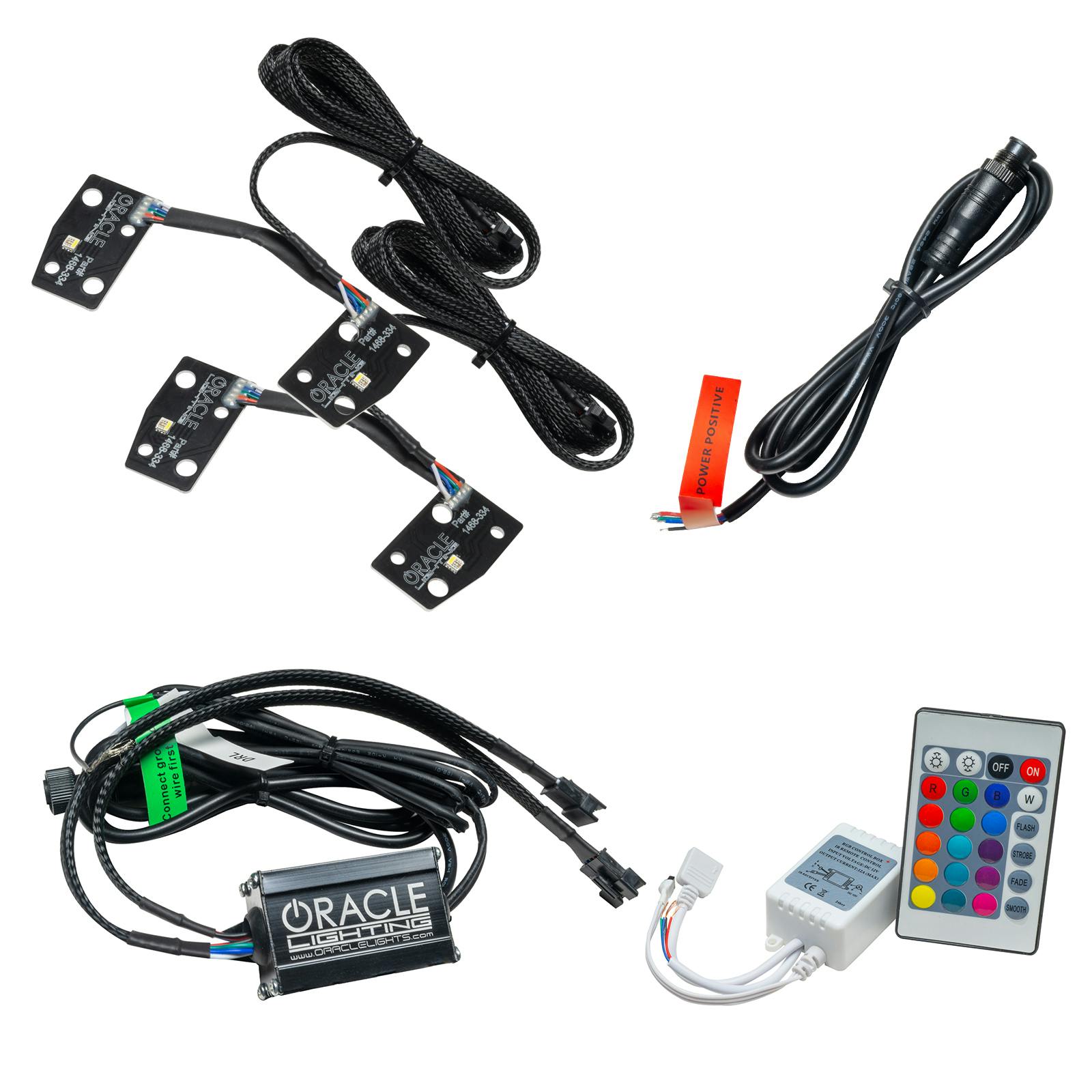 Oracle Lighting 1468-504 2021-2025 Ford Bronco ColorSHIFT RGB+W Headlight Halo Upgrade Kit
