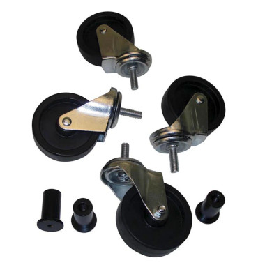 John Dow Industries 17PLP-WH Casters And Nuts For JDI-17PLP