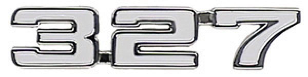 Classic Headquarters "327" Fender Emblem, Each W-355A