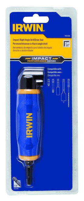 Power Drill Right-Angle Drive Adapter 1/4-inch Shank, 1902386