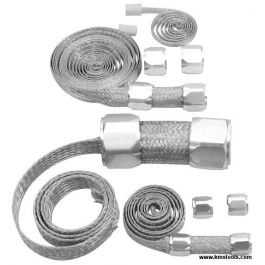 Braided Stainless Steel Hose Sleeve Chrome