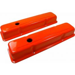 Short Orange 1958-86 Small Block Chevy Valve Cover