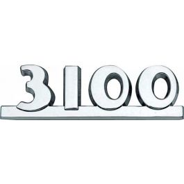 Counterpart Automotive Hood Side Emblem "3100" 1950-52 Chevrolet Truck