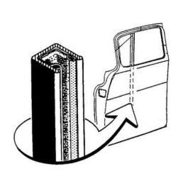 Counterpart Automotive Window Division Bar 1964-66 Chev/GMC Truck
