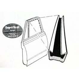 Counterpart Automotive Upper Door Glass Run Channel 1967-72 Chev/GMC Truck
