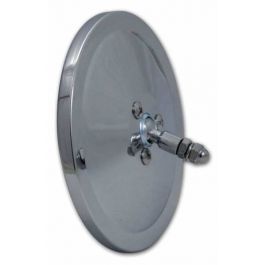 Counterpart Automotive Exterior Mirror Head Chrome Round Smooth 1947-72 Chev/GMC Truck