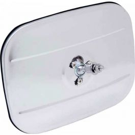 Counterpart Automotive Exterior Mirror Head Stainless Steel Rectangular 1947-72 Chev/GMC Truck