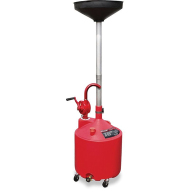 Ranger RD-18G 18-Gallon Portable Oil Drain With Pump And Drain Valve