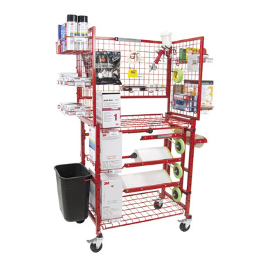 Innovative I-MCWM Mobile Painters Prep Supply Cart W/ Masker