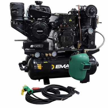 EMAX 14hp 3 in 1 Kohler 20 Gallon Wheelbarrow Electric Start Air Gen Welder