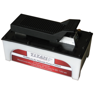 AME 15925 5 Quart Titan Air Hydraulic Pump with Plastic Reservoir