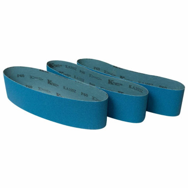 JET Tools 577537 4" x 36" 80 Grit Zirconium Oxide Belts -3PCS SET