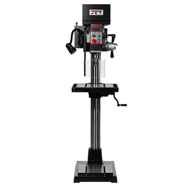 JET Tools JDPE-20EVSC-PDF 1-1/4" Drilling Capacity, 2HP, 115V, 1Ph Electronic Variable Speed Drill W/Clutch Speed Change system & Power Downfeed