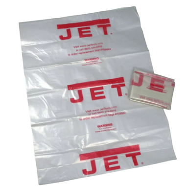 Powermatic 1791087 Collection Bags, Clear, 20" Diameter (pack of 5)