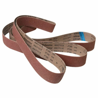 JET Tools 577511 2" x 48" 120 Grit Aluminum Oxide Belts - 3pc SET
