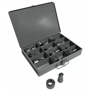 Edwards PD1280 12 Piece Oblong Punch & Die Set with Storage Case