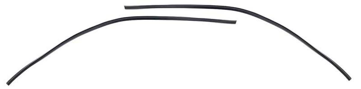 1968-69 Camaro, Firebird, Interior Side Headliner Moldings, Coupe, Pair