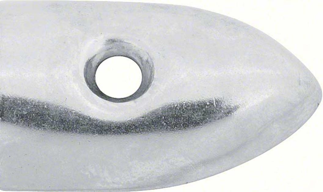 1949-75 GM, Dodge, Plymouth, Convertible Top Rear Window Binding End Clip, with Screw