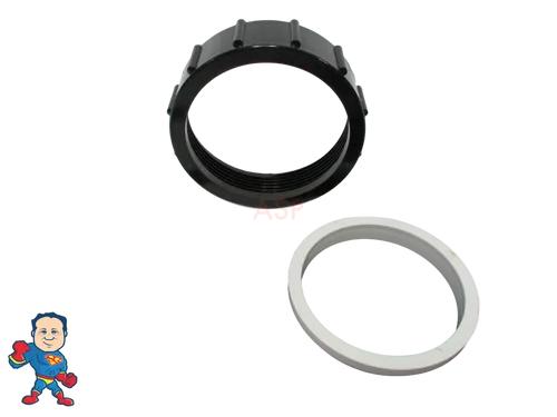 2 1/2″ Hot Tub Heater Union Nut & Retainer Kit with Installation Guide