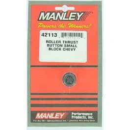 Manley Roller Thrust Button SB Chevy W/ late, ‘short’ style timing cover (1979 & up) .690′ Long