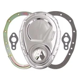 Trans-Dapt 8909 Small Block Chevy 2 Piece Chrome Timing Cover