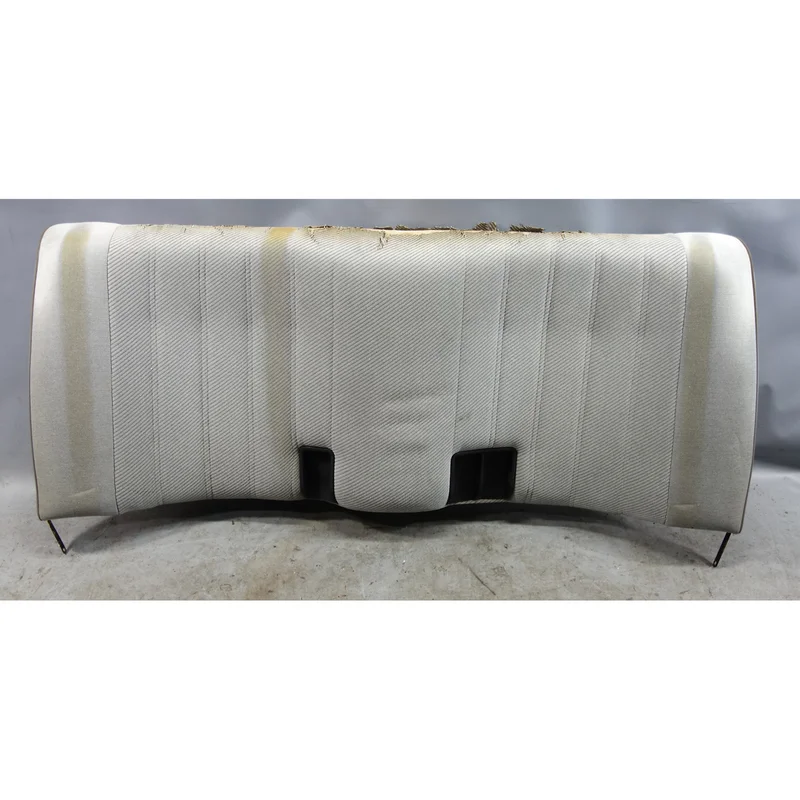 DAMAGED 87-91 BMW E30 3-Series Coupe Sedan Rear Seat Backrest Silver Cloth OEM