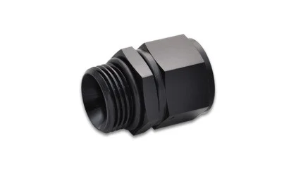 Vibrant -8AN Female to -10AN Male Straight Cut Adapter with O-Ring vib16866