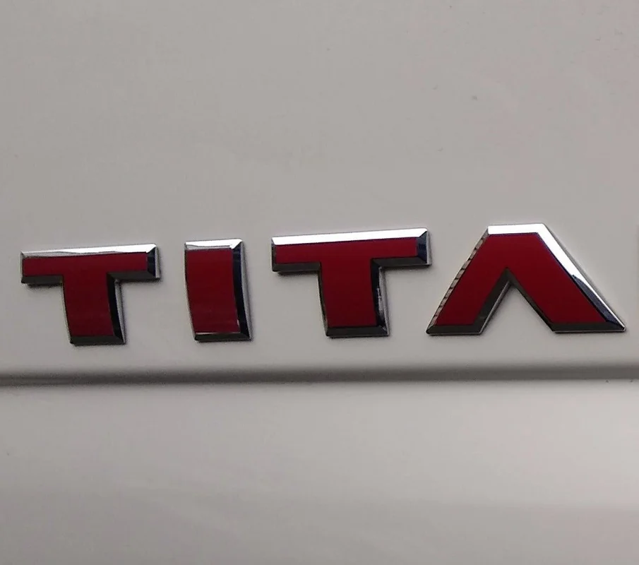 Premium Cast Vinyl Decal Letter Inlays for 2016-2024 Titan Doors and Tailgate