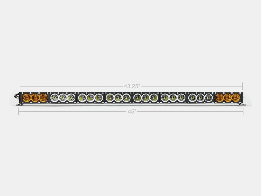 43″ Amber/White Dual Function LED Bar
