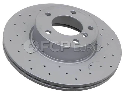 BMW Drilled Brake Disc – Zimmermann 34116855006