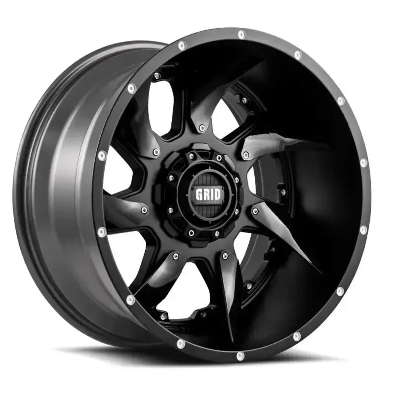 1189BLINL Grid Wheels 01 18X9.0 Blk Insert L