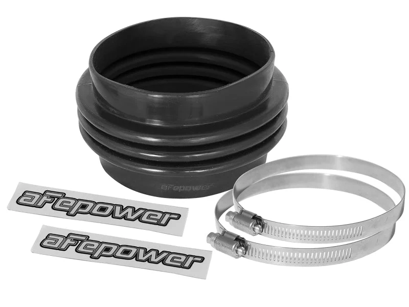 aFe Magnum FORCE Intake Coupling Kit (5 IN ID x 3 IN L) Straight Coupler w/ Hump – Black