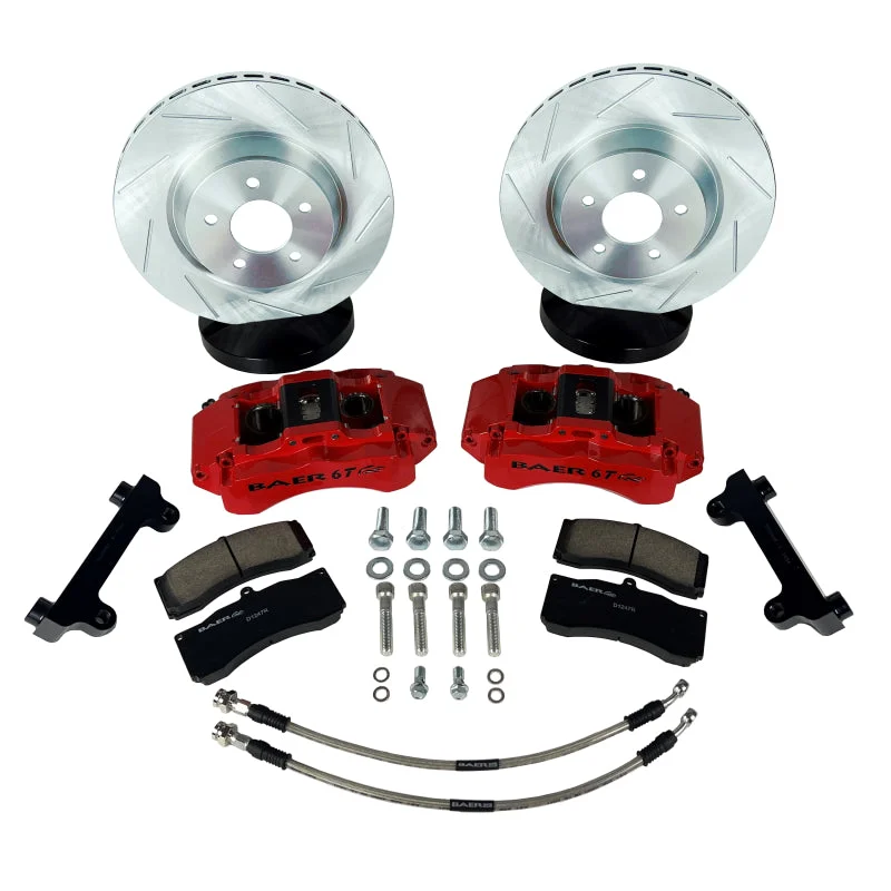 Baer Brakes 20-25 Jeep Gladiator 13.5in 6T Front SZ Brake Kit – Black