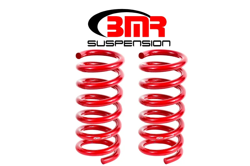 BMR 15-17 S550 Mustang Rear Performance Version Lowering Springs – Red