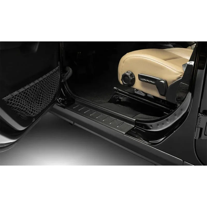 Bushwacker Jeep Wrangler JL Trail Armor Rocker Panel and Sill Plate Cover- Black
