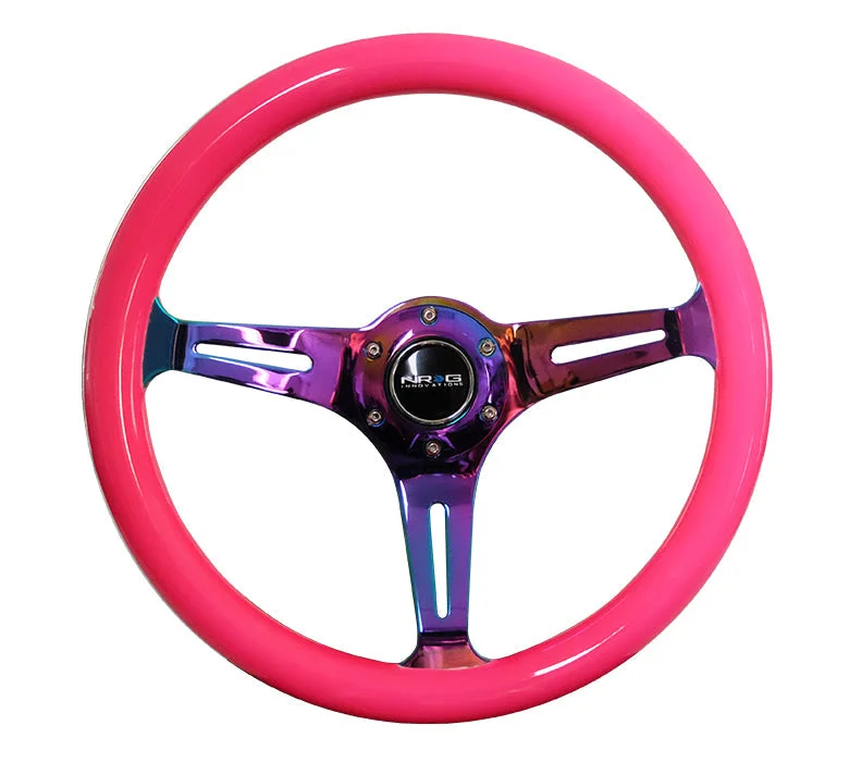 NRG – WOOD GRAIN STEERING WHEELS (ST-015MC-NPK)