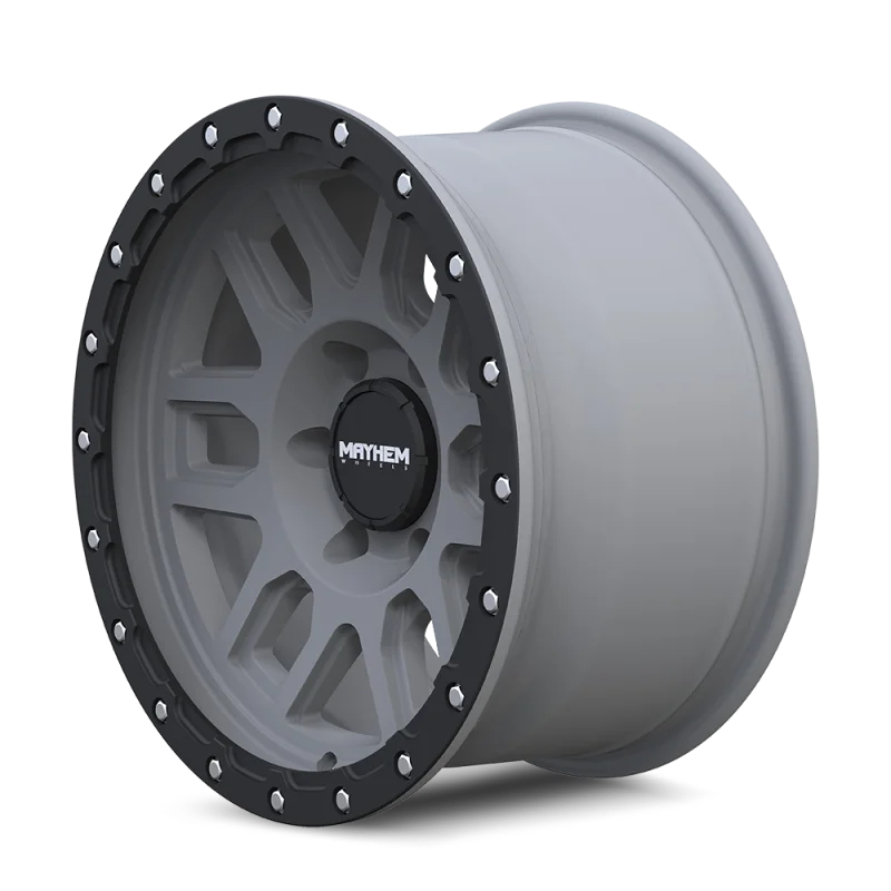 Mayhem 8304 Delta 20×9 / 5×127 BP / -12mm Offset / 78.1mm Hub Matte Gunmetal w/Matte Black Lip Wheel