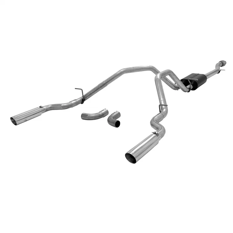 Flowmaster 817669 Cat-back System 409S – Dual Rear/Side Exit – American Thunder – Aggressive Sound