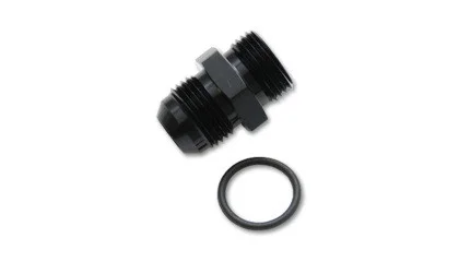 Vibrant -10AN Flare to AN Straight Thread (1-1/6-12) w/ O-Ring Adapter Fitting vib16837