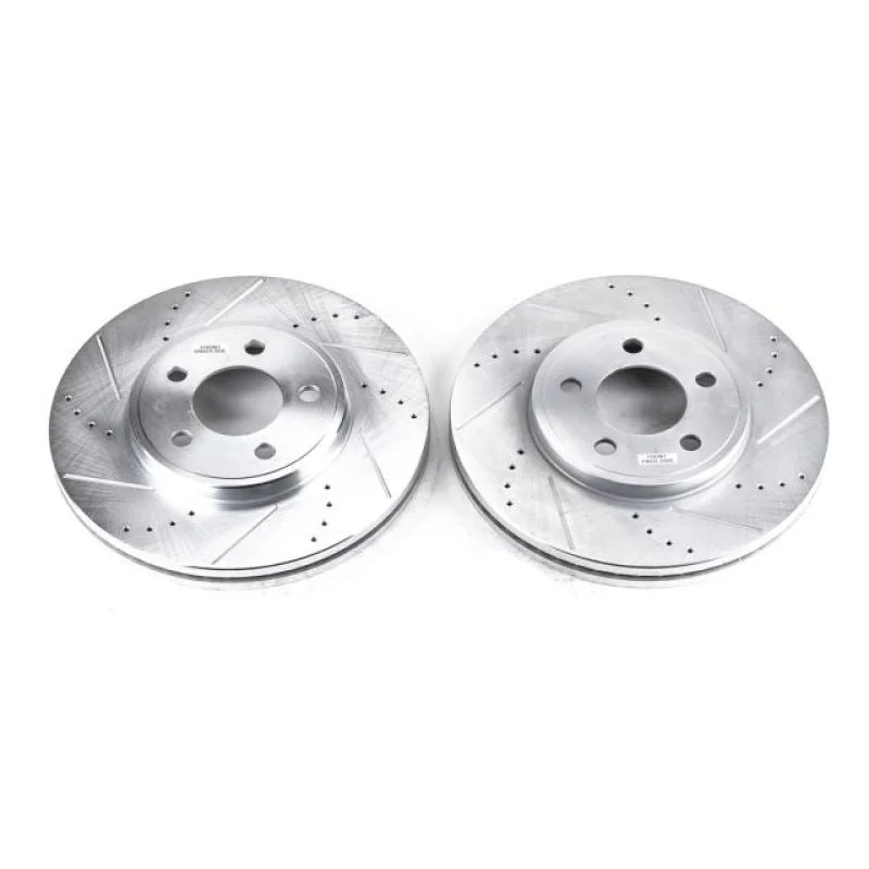 Power Stop 03-11 Ford Crown Victoria Front Evolution Drilled & Slotted Rotors – Pair