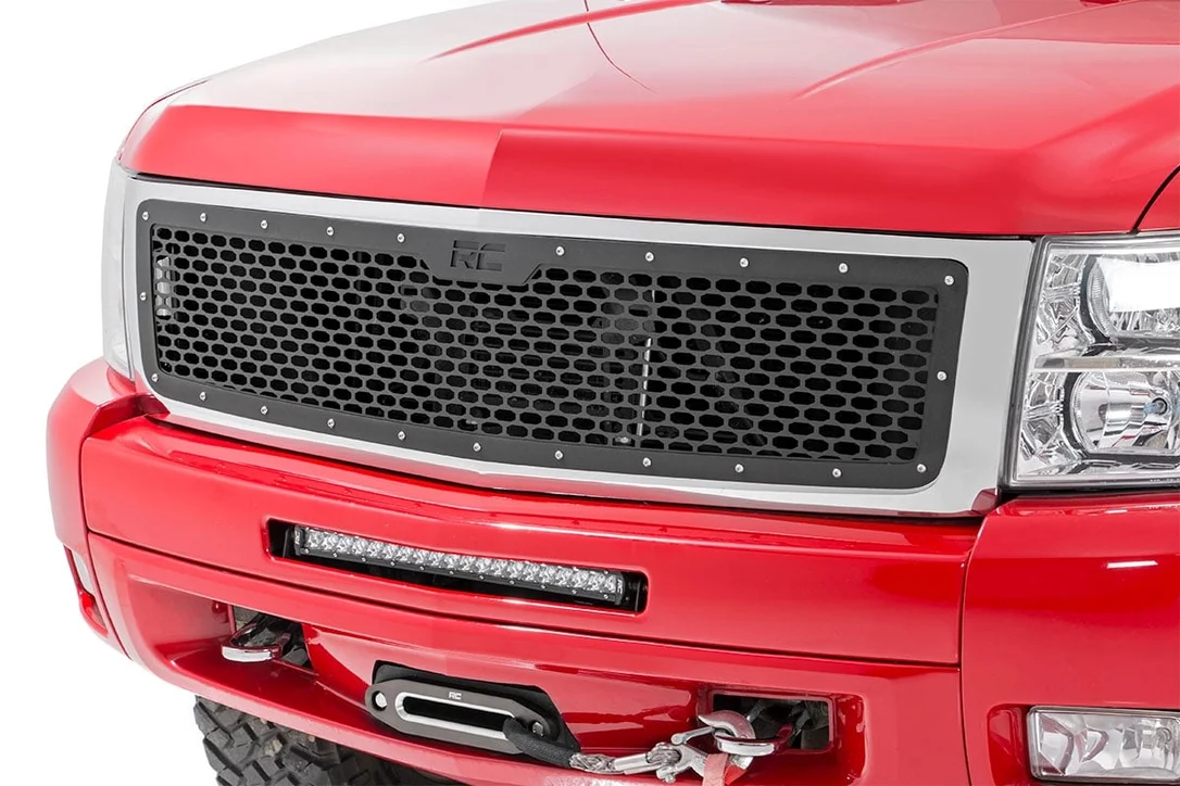 Mesh Grille | Chevy Silverado 1500 2WD/4WD | 2007-2013 | Rough Country | 70194